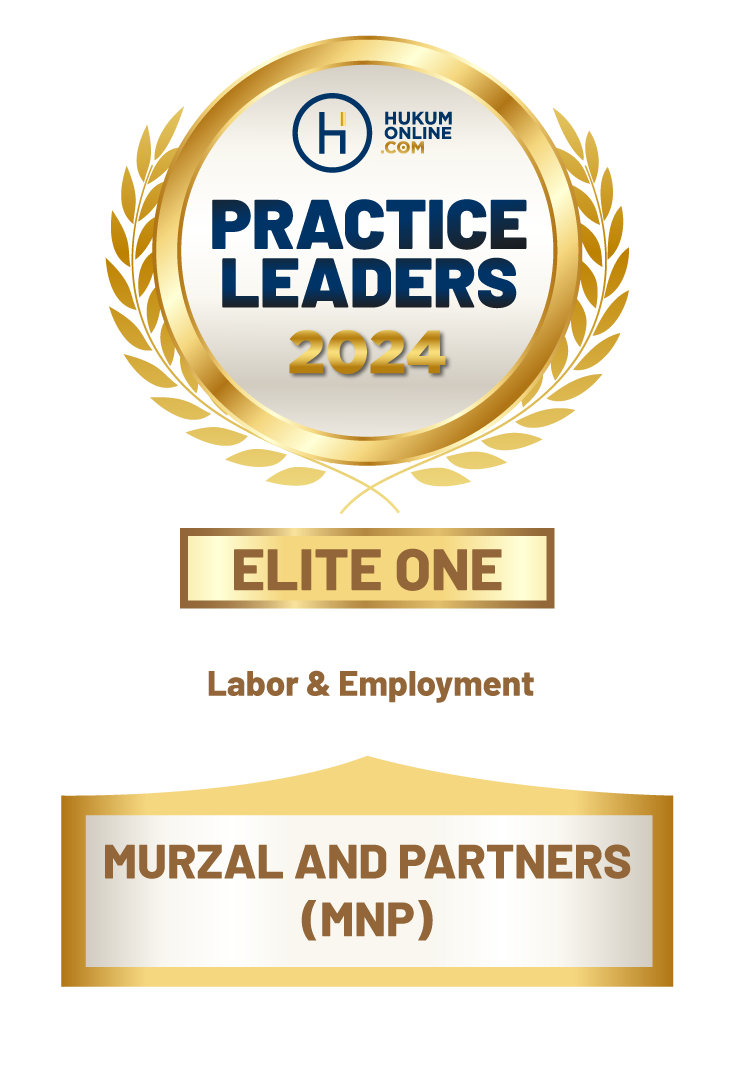 Murzal and Partners Hukum Online's Practice Leaders 2024 Elite One in Labor and Employment