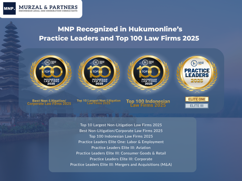 Murzal and Partners (MNP) in Hukumonline's Practice Leaders and Top 100 Indonesian Law Firms 2025