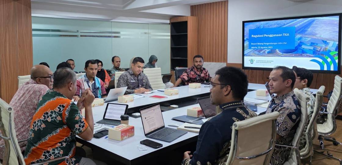 MNP in an audience with the Ministry of Investment and Downstreaming/BKPM, the Directorate General of Immigration, and the Ministry of Manpower.