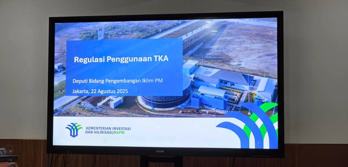 BKPM's presentation regarding foreign worker regulation