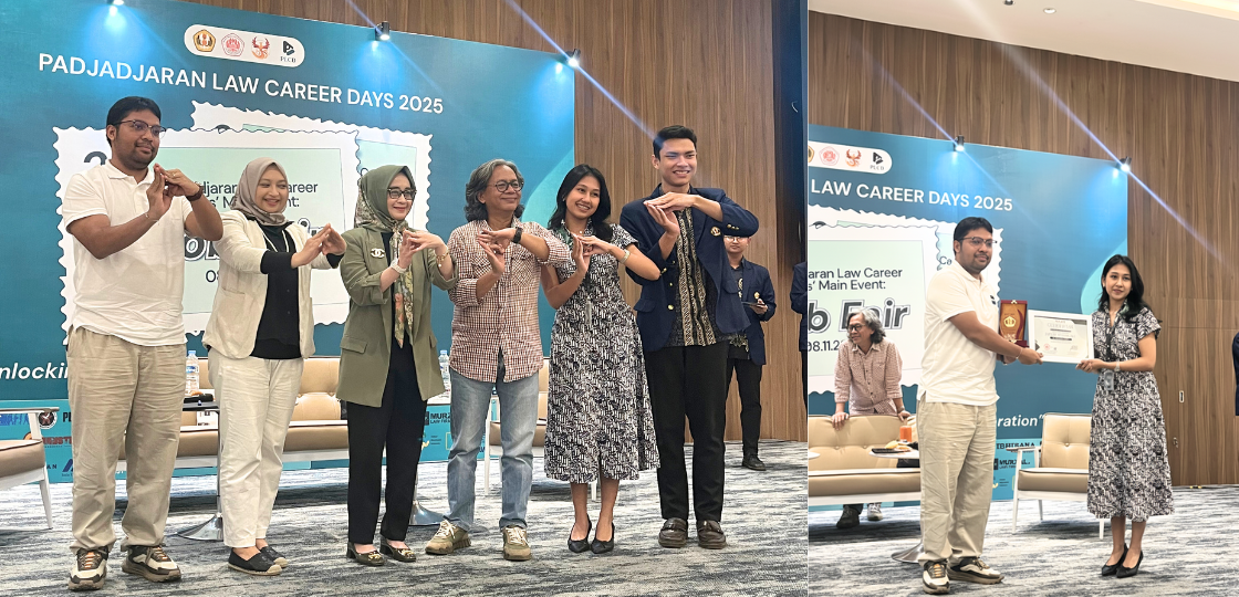 The speakers and the project committee of Padjadjaran Law Career Days 2025  