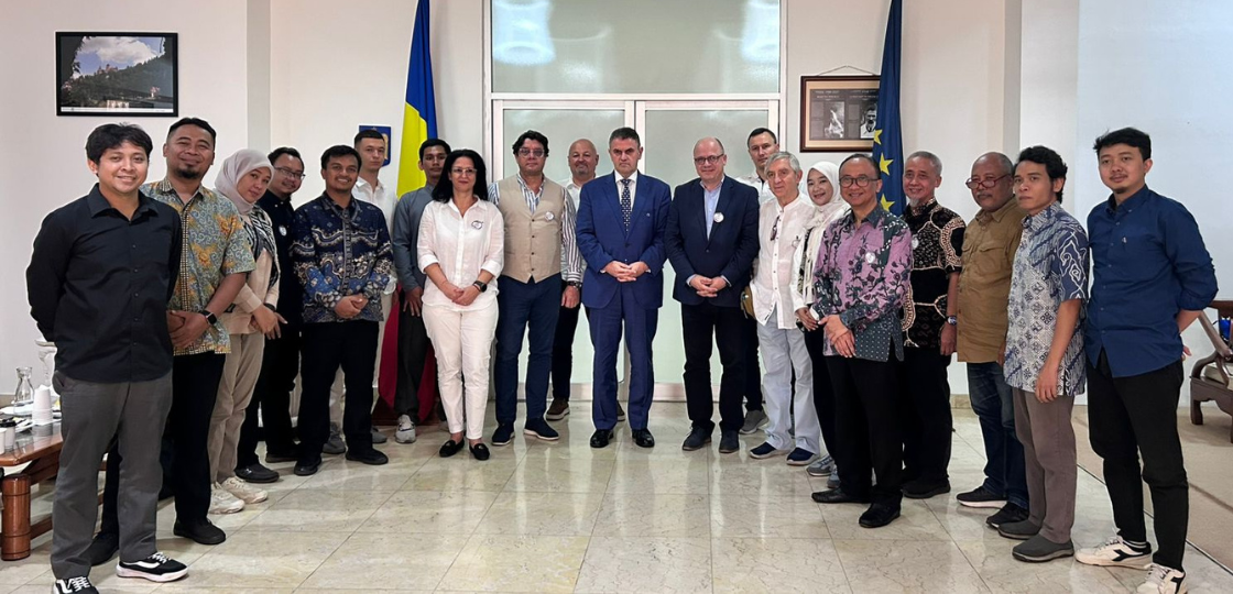 MNP Team with the Romanian Ambassador and business representatives from Indonesia and Romania