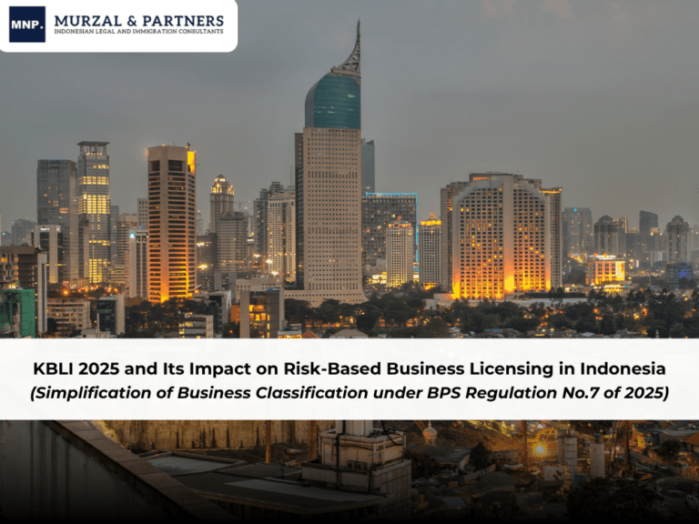KBLI 2025 and Its Impact On Risk-Based Business Licensing in Indonesia